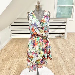colorful dress abstract floral